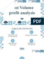 Lecture 4 - Cost Volume Profit Analysis