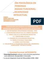 Evaluación Psicológica de La Discapacidad Intelectual