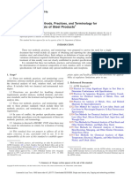 Chemical Analysis of Steel Products: Standard Test Methods, Practices, and Terminology For