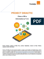 419-2 Cls VIII TIC Operatii Formatare Elemente Continut Pag Web