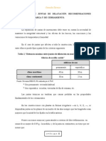 Distancia Entre Juntas de N Recomendaciones para Muros de Carga y de Cerramiento