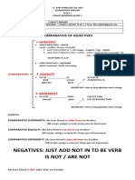 Guide Work #2 Comparative of Adjectives Ciclo 5