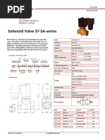 Solenoid Valve ST-SA-series: 2/2-WAY Semi-Direct Operated Normally Closed