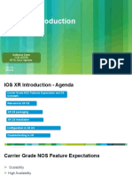 IOS XR Introduction: Anilkumar Dantu CCIE (22536) HTTS, Cisco Systems