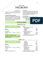 Kill Team List - Necrons v1.2