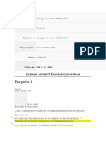 Examen Unidad 3 Finanzas Corporativas