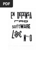 En Defensa Del Software Libre Nro0