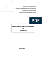 Documento Rector PFG Formacion Educadores