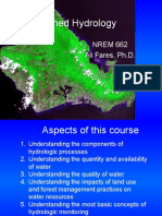 Watershed Hydrology: NREM 662 Ali Fares, PH.D