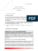 Derecho Tributario 6 Ejercicios y Respuestas