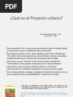 01-Teórico 1 - Qué Es El Proyecto Urbano