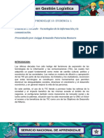 Evidencia 1 Artículo Tecnologías de La Información y La Comunicación