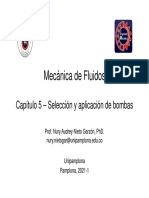 Capítulo 5, Mecánica de Fluidos, Selección de Bombas