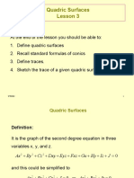 3quadric Surfaces Lesson 3