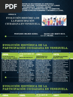 Evolución Histórica de La Participación Ciudadana en Venezuela