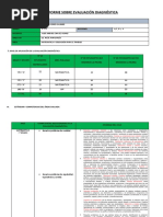 Informe de Evaluación Diagnóstica