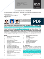 Behaviour of Non-Seismic Detailed RC BC Connection