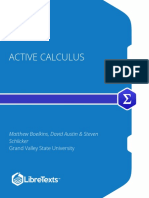 Active Calculus