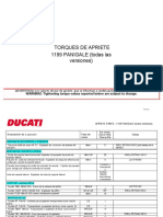 Par de Apriete Ducati 1199s