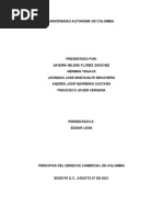 Principios Del Derecho Comercial en Colombia