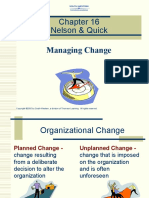 Nelson & Quick: Managing Change