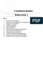 Caribbean Studies Notes Part One