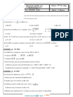 Devoir de Contrôle N°1 - Math - 3ème Sciences Exp (2013-2014) MR MBAREK Kamel