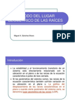 LUGAR GEOMÉTRICO DE LAS RAÍCES (Modo de Compatibilidad)