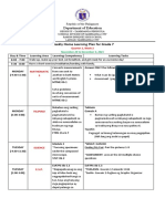 Weekly Home Learning Plan For Grade 7: Department of Education