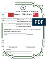 Birth Record Baby - PDF To Write in Entries