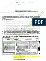 WAEC GCE Economics Past Questions