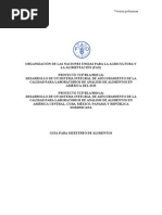 Guía para Muestreo de Alimentos Fao