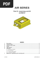 Air Series: Part D: Receiving Unit M ACRM15