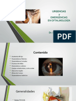 Urgencias y Emergencias en Oftalmologia