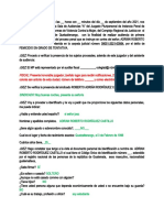 Argumentos para Simular Audiencia de Primera Declaracion DPP