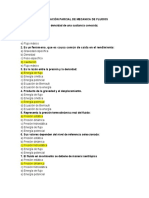 Solucionario de Laevaluación Parcial de Mecanica de Fluidos 2021 2B