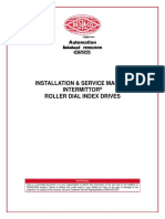 Installation & Service Manual Intermittor Roller Dial Index Drives