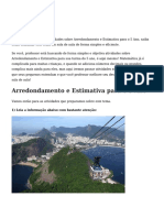 Atividades Sobre Arredondamento e Estimativa para o 5 Ano