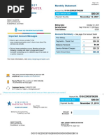 Important Account Messages Account Summary - : Monthly Statement