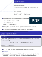 Chapter 4 - Linear Transformations