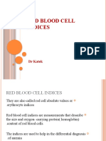 Red Blood Cell Indices: DR Katek