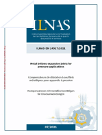 ILNAS-EN 14917:2021: Metal Bellows Expansion Joints For Pressure Applications