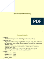 Lecture1 Intro DSP