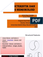 Karakteristik Dan Fungsi Hidrokoloid Dari Berbagai Sumber