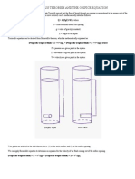 Orifice Equation