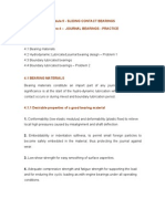 Module 5 - Sliding Contact Bearings Lecture 4 - Journal Bearings - Practice