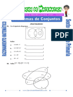 Ejercicios de Problemas de Conjuntos para Sexto de Primaria