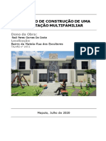 Projecto de Construção de Uma Habitação Multifamiliar: Dono Da Obra