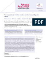 Uso Terapéutico de Robótica en Niños Con Trastorno Del Espectro Autista