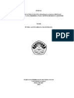 Jurnal PEMELIHARAAN IKAN BAUNG (Hemibagrus Nemurus) DENGAN Padat Tebar Yang Berbeda Pada Sistem Budidaya Boster